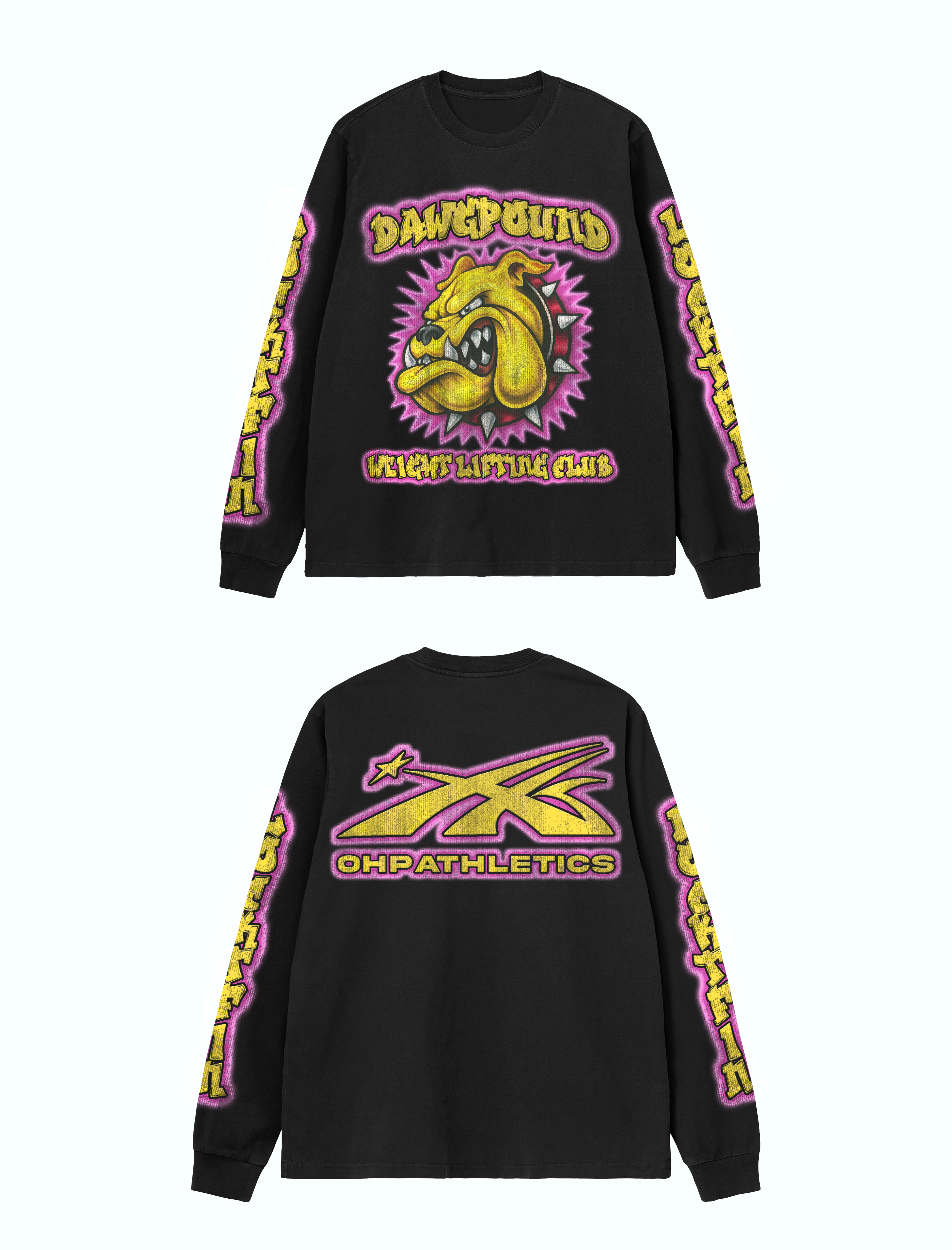 Dawg Pound Weightlifting Club Long-Sleeve Pink