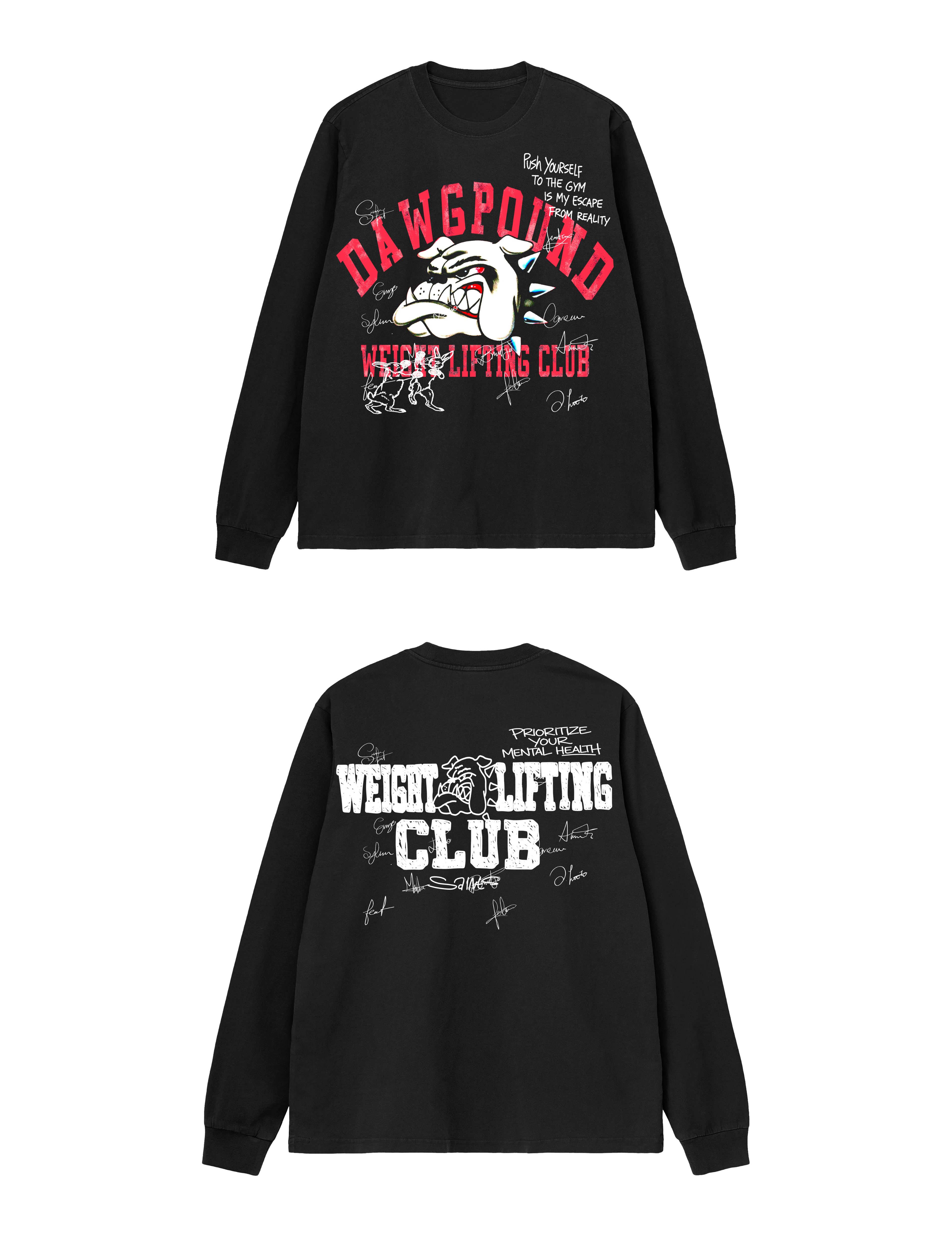 Dawg-Pound Members Only Weightlifting (Long-sleeve)